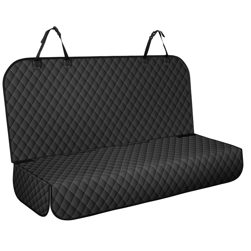NECKORY Housse de siège arrière pour chiens — Imperméable, antidérapante, taille universelle (L) – Noir