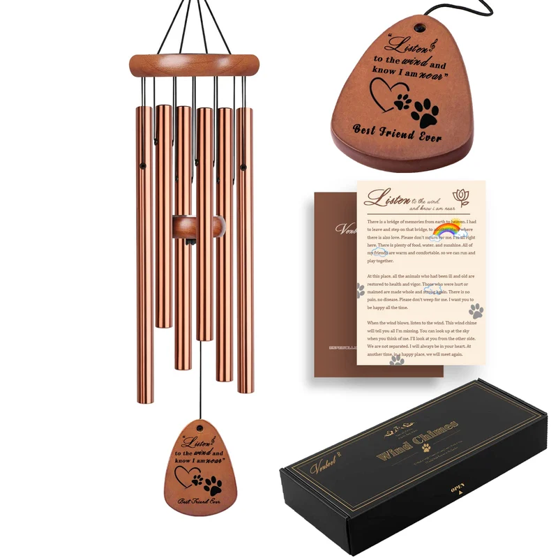 VENBEEL Cloche-Mémoire pour Chien 28 pouces — Cadeau de deuil et souvenir