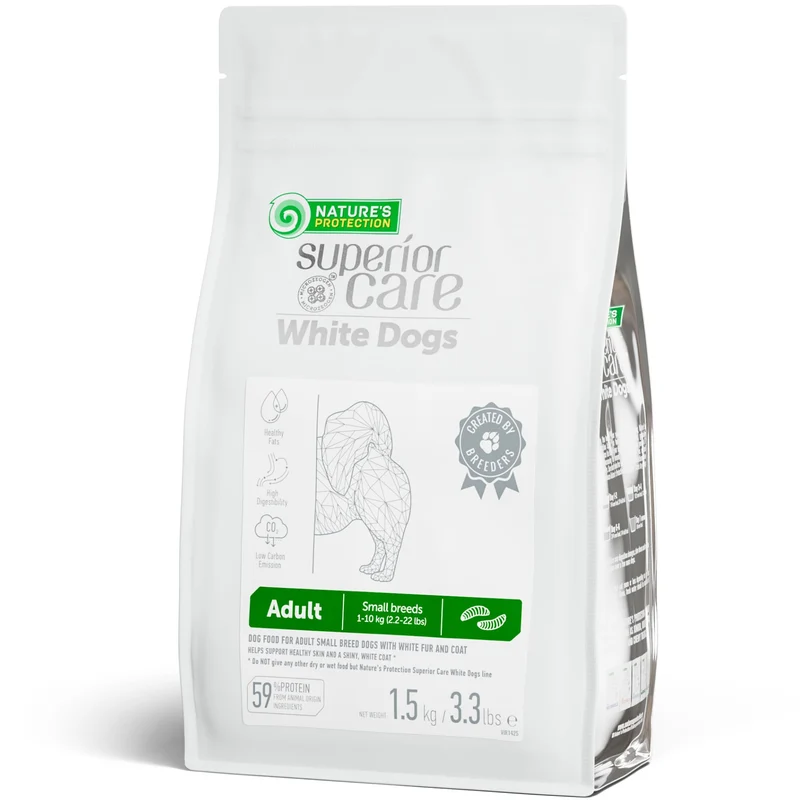Nature's Protection Croquettes hypoallergéniques pour petites races – Protéine d'insecte élevée, Sans céréales, Formule anti-traces des larmes – 3,3 lb
