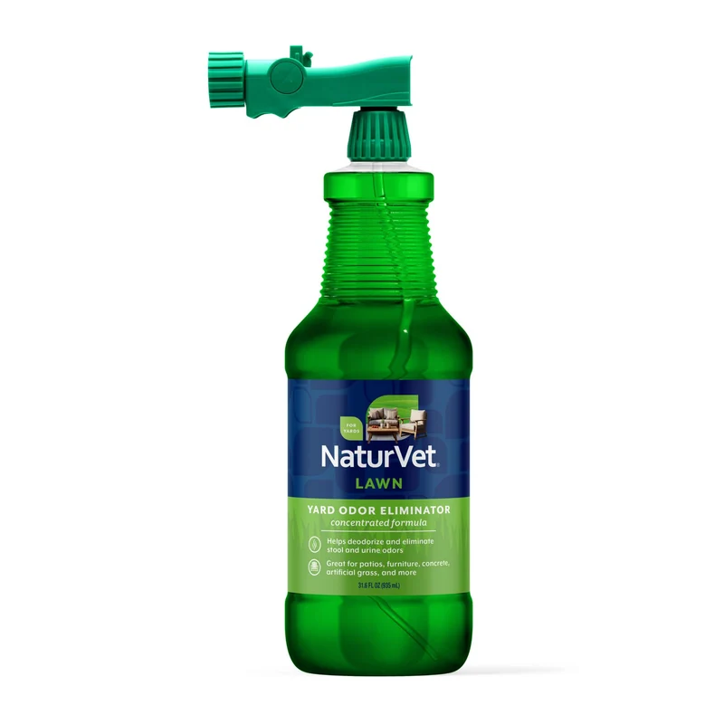 NaturVet – Éliminateur d’odeurs pour cour et jardin – Spray prêt à l’emploi 31,6 oz