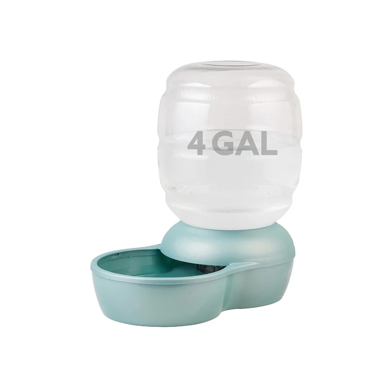 Petmate Replendish : Distributeur d'Eau Automatique à Gravité pour Chats et Chiens – Sans BPA, Sans Piles, Filtre Charbon, 4 Galons, Fabriqué aux États‑Unis