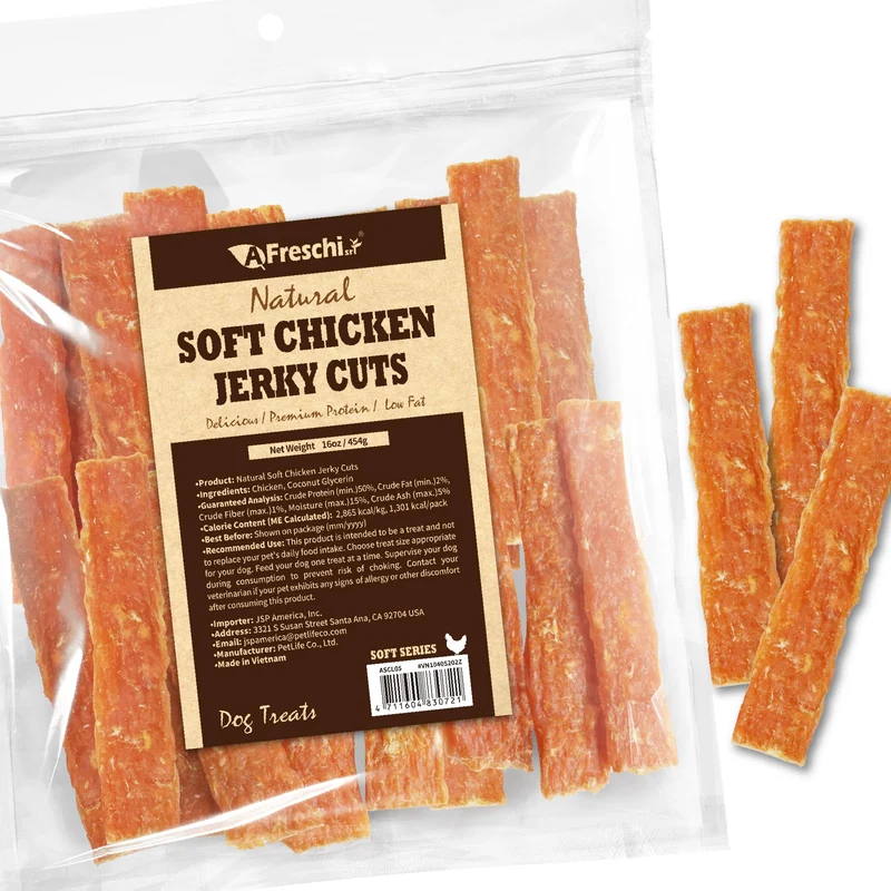 Friandises souples au poulet A Freschi srl – Protéines élevées, Sans céréales, 450 g
