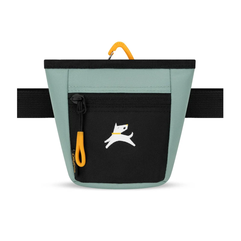 OllyDog Goodie Treat Bag – Sac à friandises pour chien, ceinture et clip mains libres, fermeture magnétique