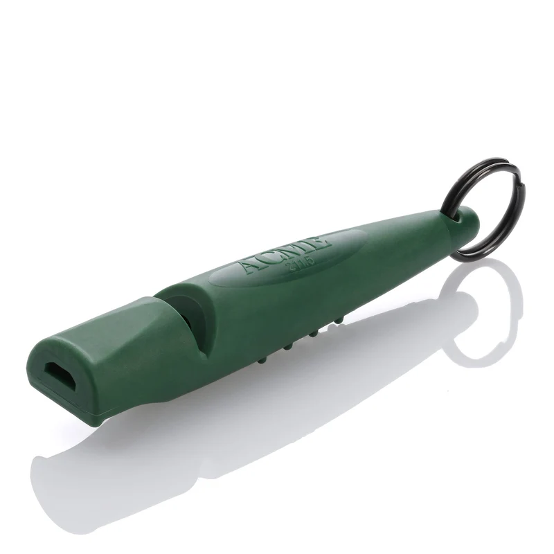 ACME Alpha 211.5 – Sifflet d'entraînement pro pour chiens, portée longue, fréquence 5400 Hz, sans BPA, vert forêt, fabriqué au Royaume-Uni