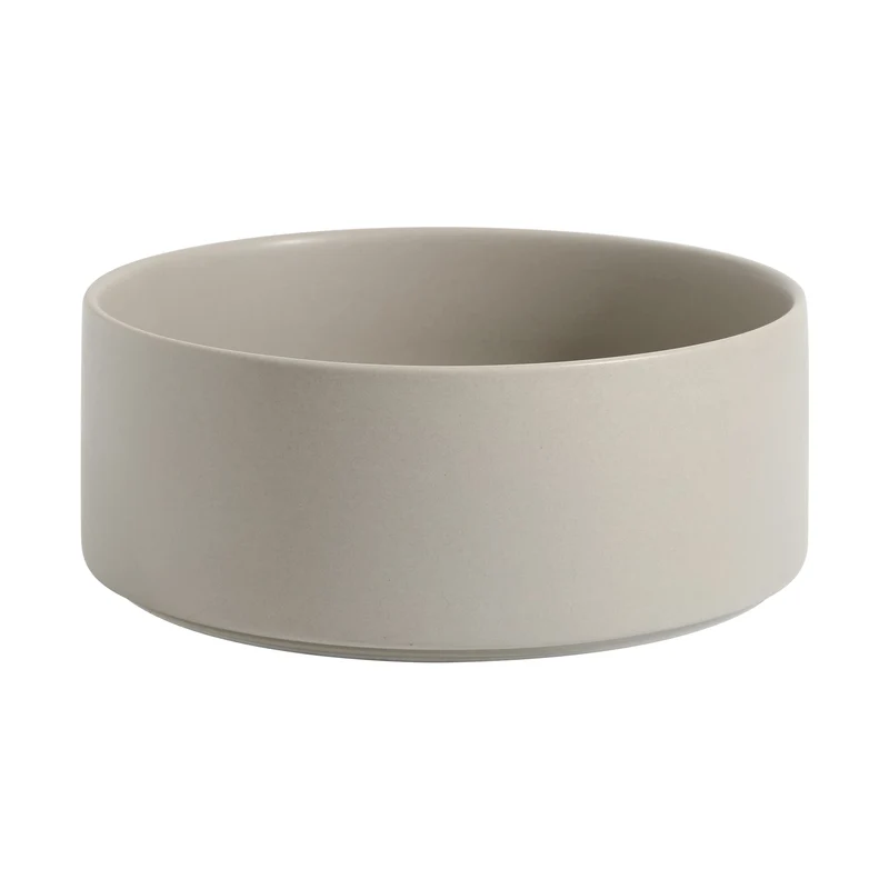 Bol pour chien en céramique anti-glisse Havniva 8,2 pouces – Gris, grand format