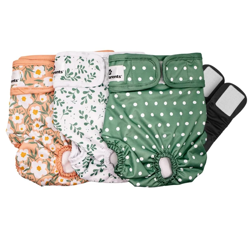 Pet Parents® Couches lavables pour chien Daisy — Petite (3 pièces) + Extendrs