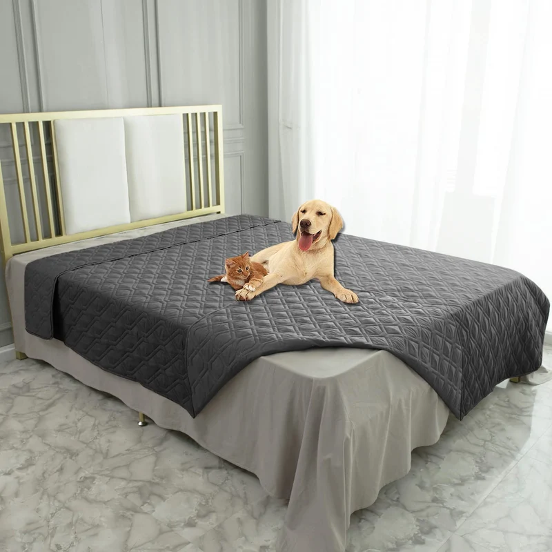Ameritex Couverture Imperméable et Réversible pour Canapé et Lit – Protège Meubles