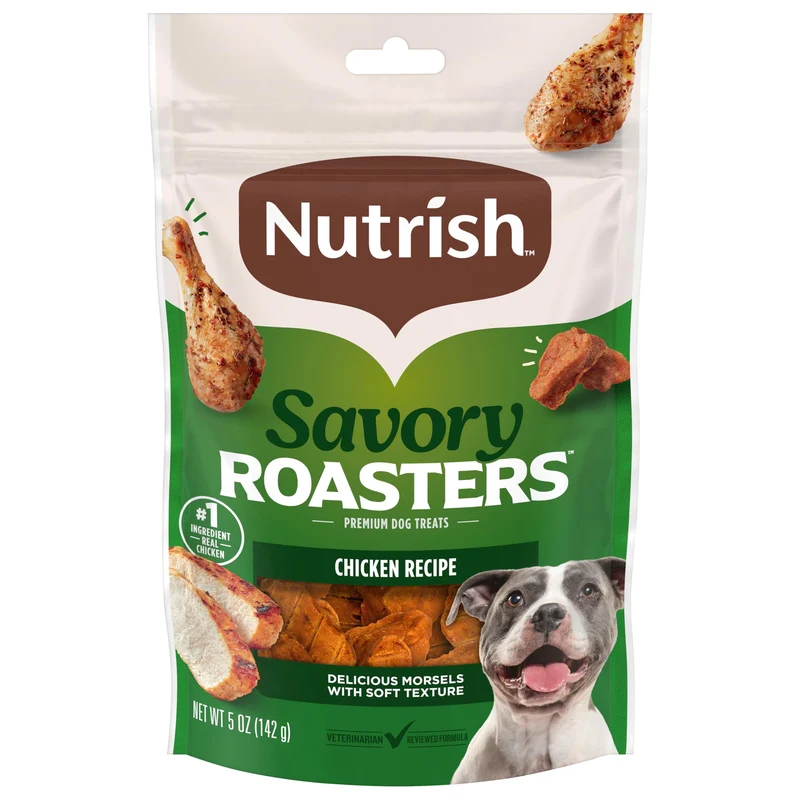 Nutrish Savory Roasters - Friandises au Poulet pour Chiens, Pack de 5 x 5 oz | Rachael Ray