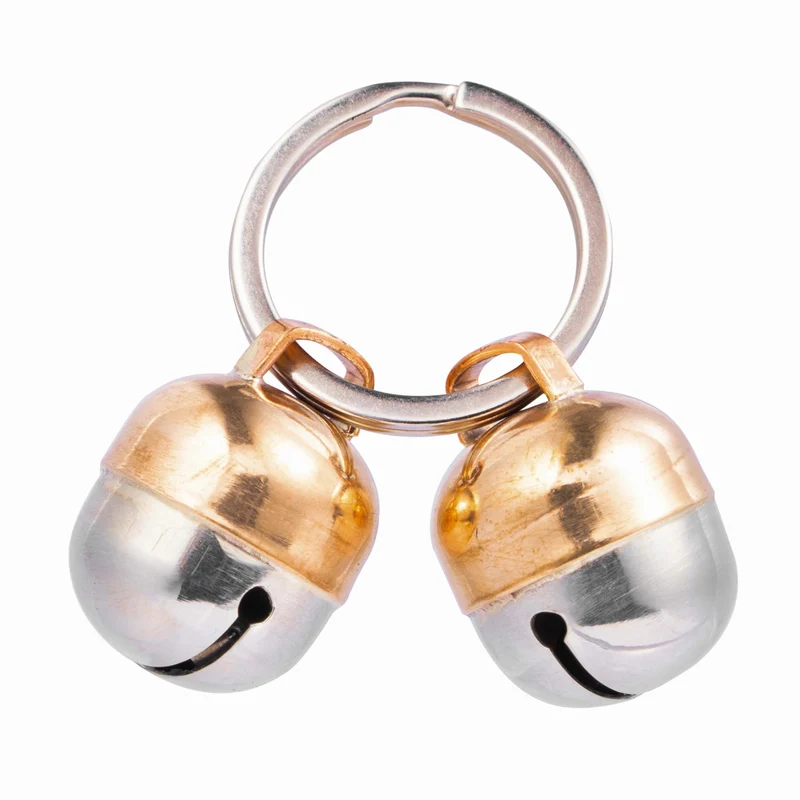 Beau's Bells 2 Cloches Extra Fort pour Chat et Chien | Traceur d'Animaux | Sauver Faune & Oiseaux | Cuivre Fait Main Luxe (Taille Moyenne)