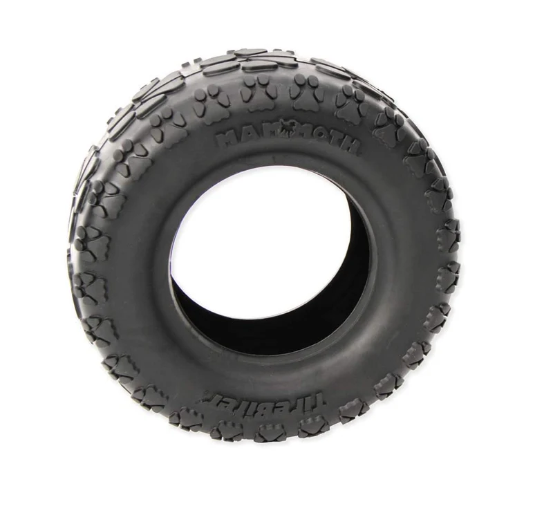 Mammoth TireBiterII – Jouet en caoutchouc naturel pour chiens extrêmes à mâcher – taille très grande, 7 pouces