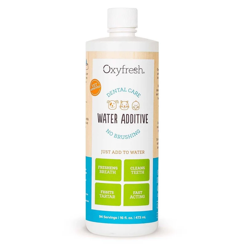 Oxyfresh Premium Solution Dentaire pour Animaux – Ajout à l’Eau, 16 oz