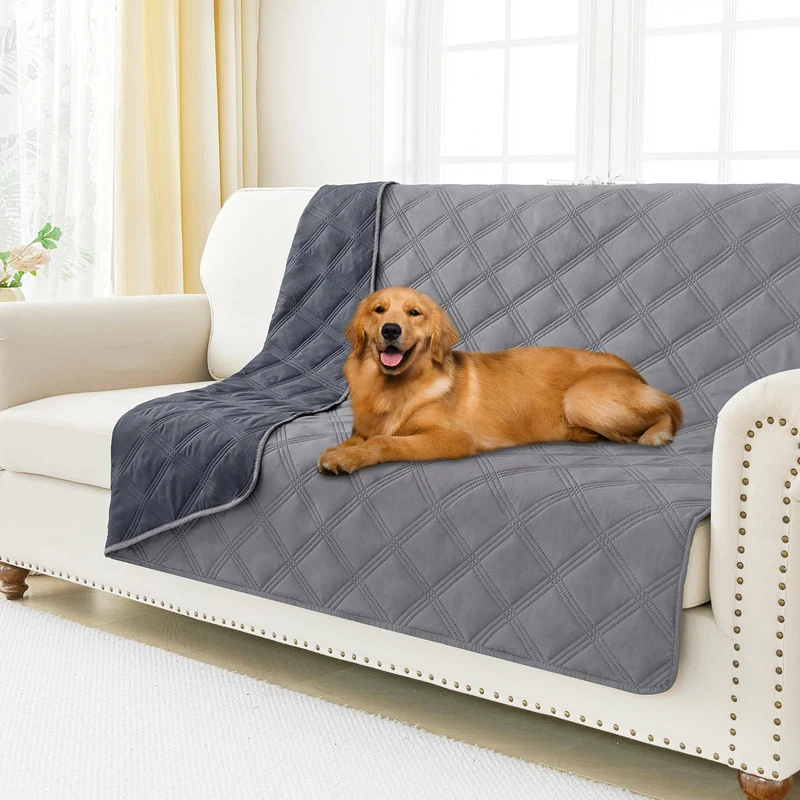Smiry Couverture Impermeable 52x82 – Douce et Réversible pour Chien et Chat
