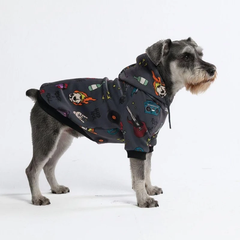 Spark Paws Pull Chien – Pull premium pour petites, moyennes et grandes races | Habillage chaud Rock et Roll – Taille M
