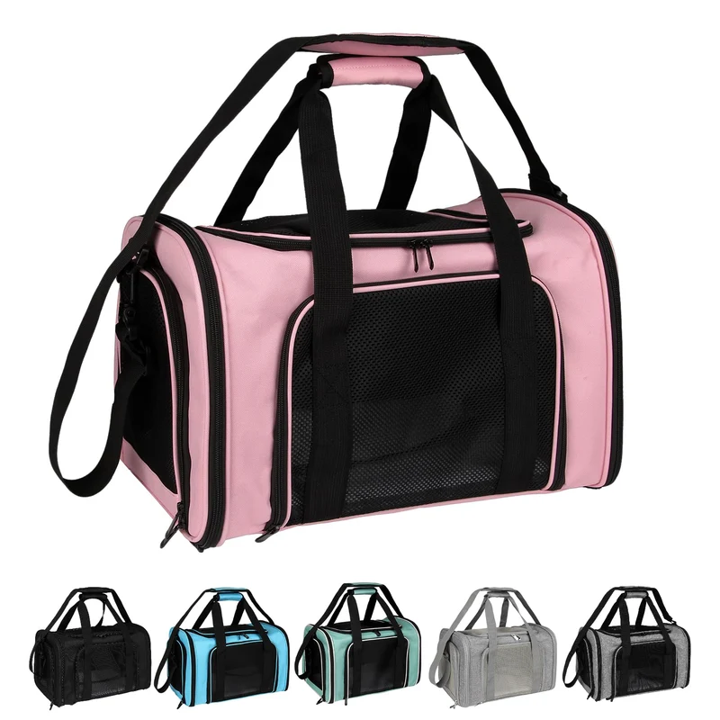 Top tasta Transporteur souple pour chien et chat – 18x11x11, portable et agréé avion