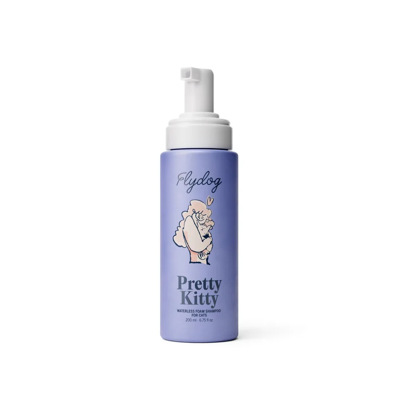 Flydog Pretty Kitty – Shampooing Sec pour Chats Sans Rinçage et Léché Sûr