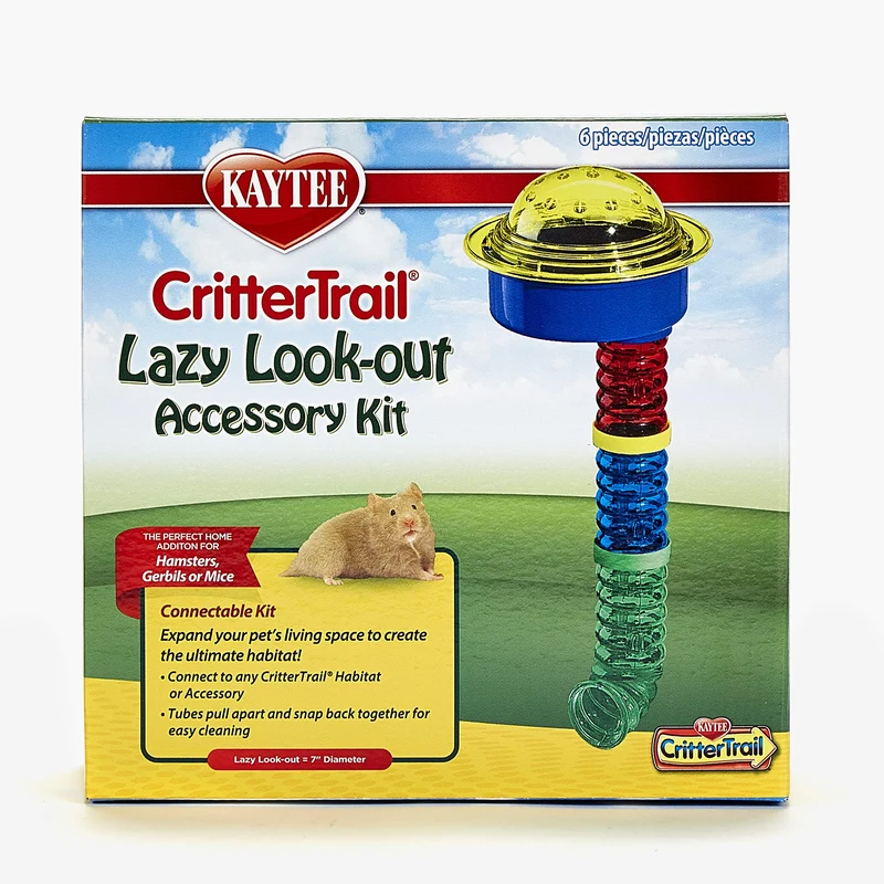 Kaytee CritterTrail Fun-nel Lazy Look-Out — Kit Tubes Habitat Petit Animal