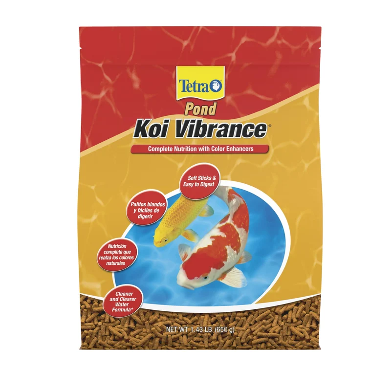 TetraPond Koi Vibrance – Nourriture flottante douce pour koi et carpes colorées