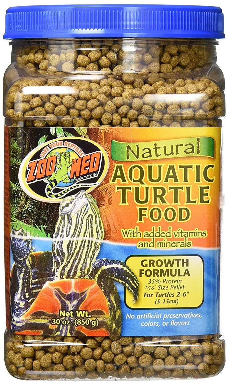 Zoo Med Aliments Tortues Aquatiques – Formules pour Jeunes Tortues, Croissance et Entretien (850 g)