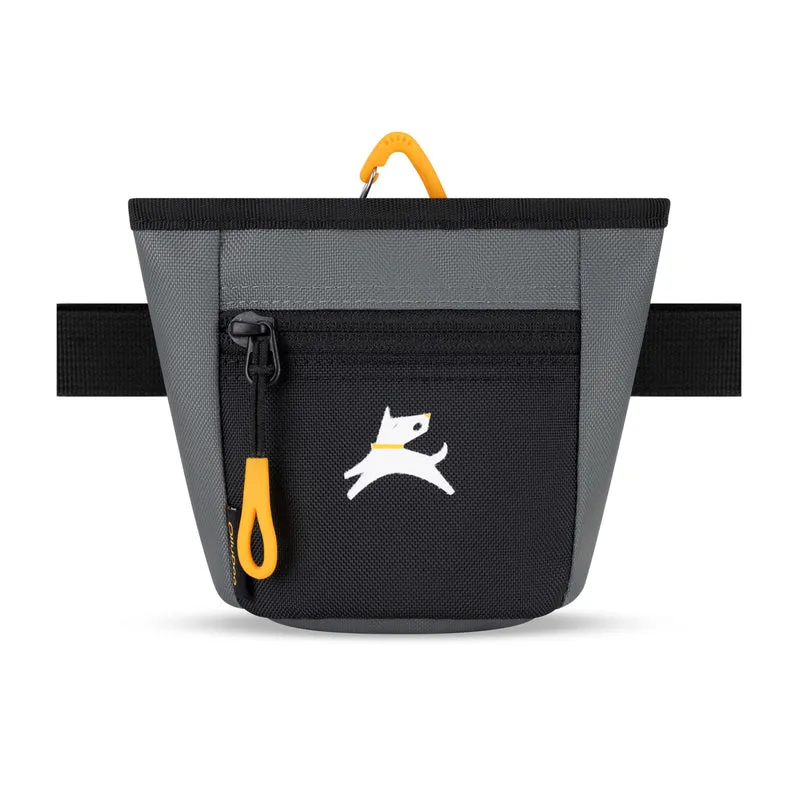 OllyDog Goodie Treat Bag - Sac à friandises pour chien, ceinture mains libres, fermeture magnétique, trois façons de porter (Castle Rock)
