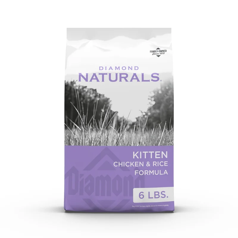Diamond Naturals Kitten — Croquettes au Poulet Réel et Liberté, 6 lb