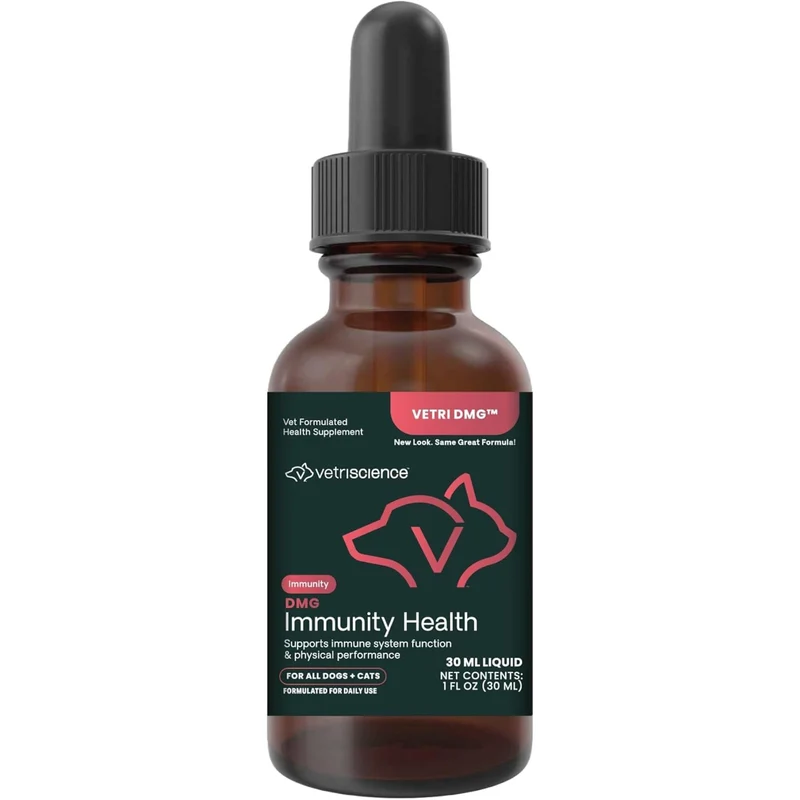 VETRISCIENCE DMG Immunity Health Liquide à dose facile – Soutien Immunitaire pour Chiens et Chats (30 ml)