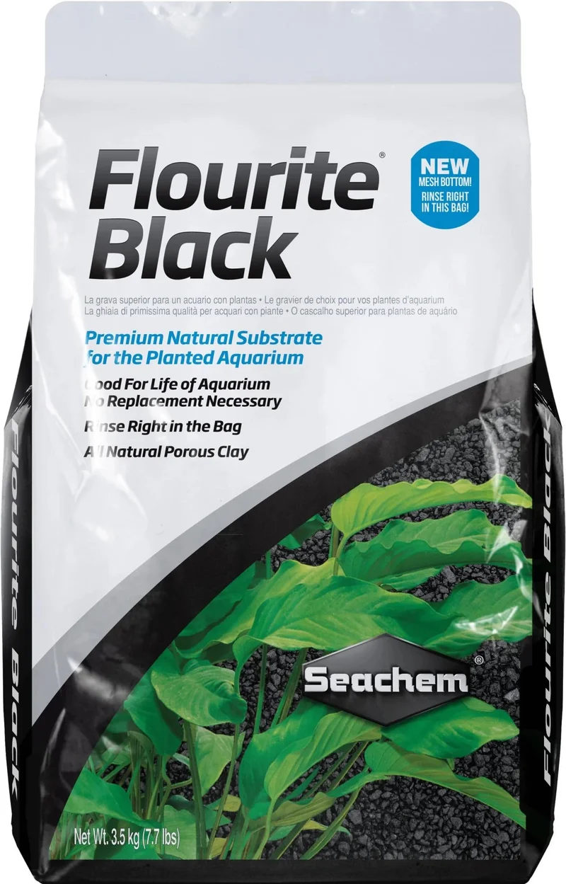 Seachem Flourite Gravier Argileux Noir – Substrat Aquarium
