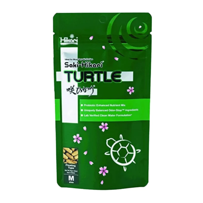 Hikari Saki Nourriture pour Tortues – 20 oz | nutrition équilibrée, calcium et probiotiques