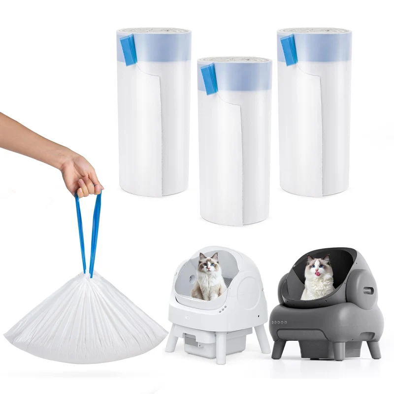 JUKAMO — 60 Sacs Litière Haute Résistance 3 Mil pour Neakas M1 et Pet Pivot AutoScooper 11