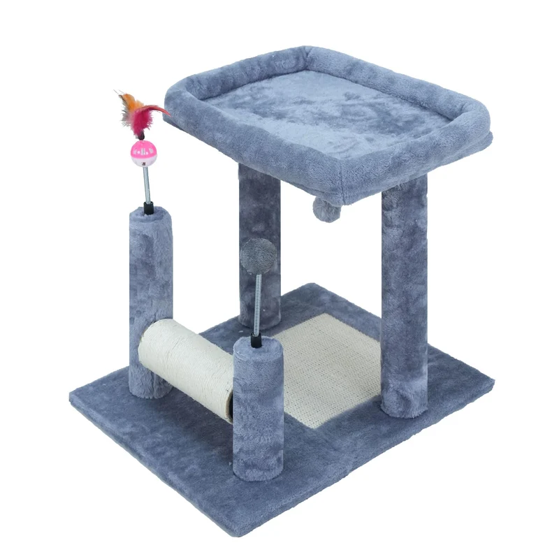 ROYPET – Postes de Griffage Multifonctions pour Chats d’Intérieur Gris