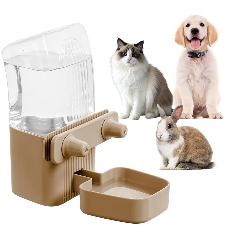 Kenond - Distributeur d'eau 50 oz pour cage | Abreuvoir à gravité pour lapin, furet, chat et chien