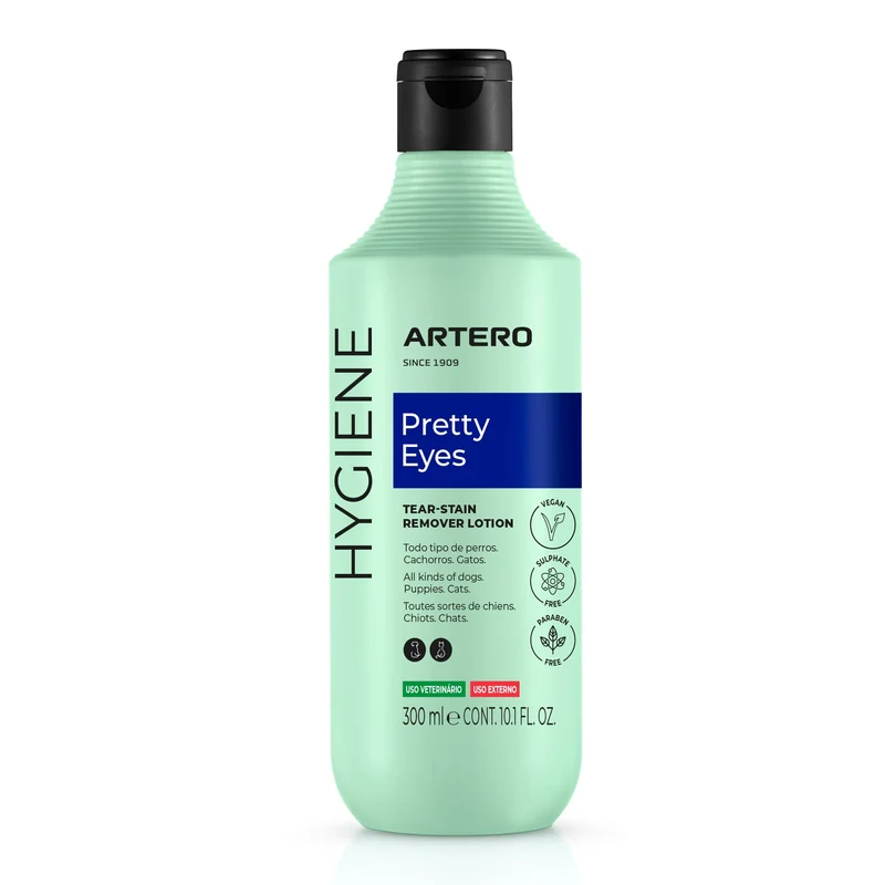 ARTERO Pretty Eyes – Nettoyant pour yeux des chiens et chats, élimine les taches lacrymales (300 ml)