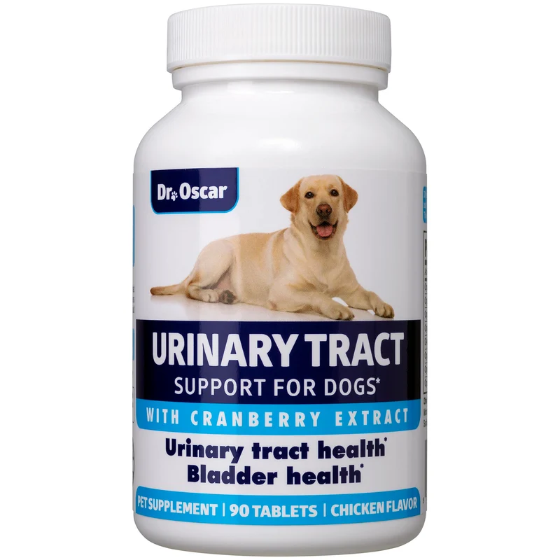 Dr. Oscar – Traitement UTI pour chien, formule complète avec canneberge, d-mannose et hibiscus