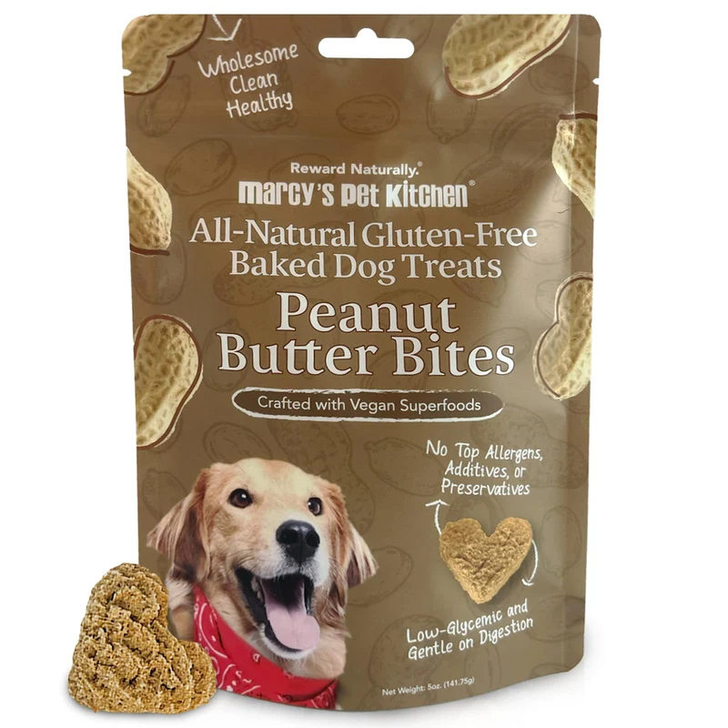 Friandises pour chiens diabétiques — Marcy's Pet Kitchen, tout naturel et croustillant au beurre de cacahuète