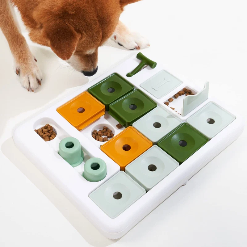 Jouet Puzzle Barkwhiz pour Chien – 3 Niveaux, Stimulation Mentale