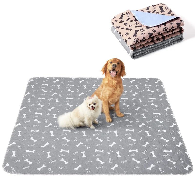 Tapis réutilisables pour chiens Eterish 36'' x 41'' – Lot de 2, absorbants et anti-glissement