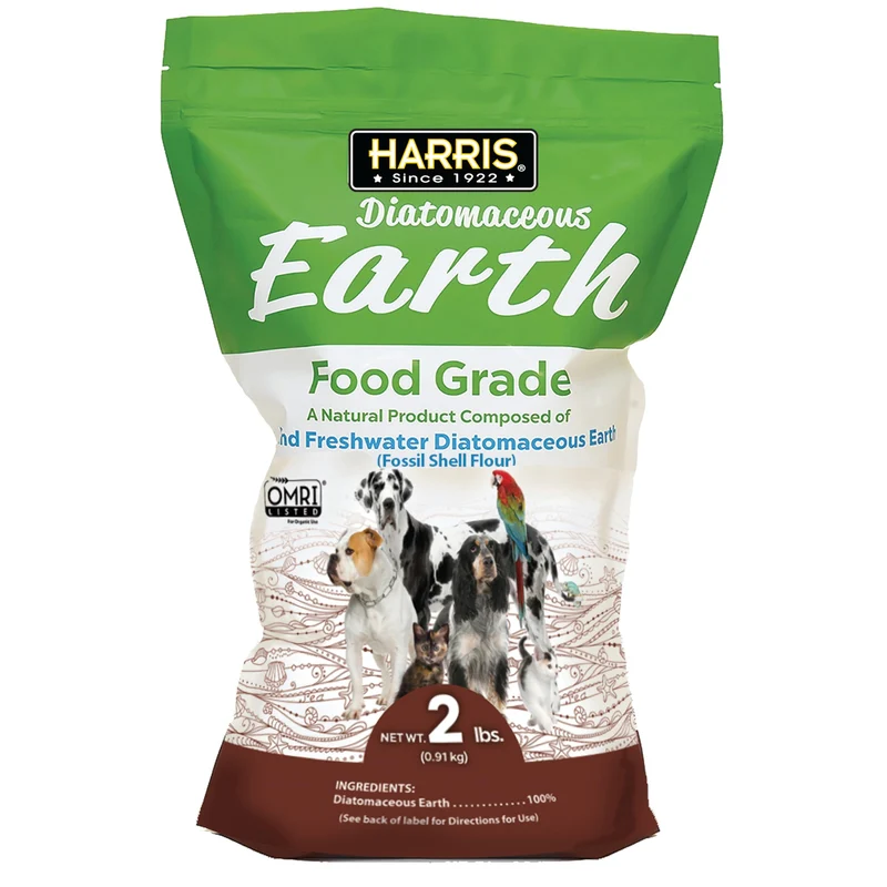 Diatomée alimentaire Harris pour animaux – 2 lb, certifiée OMRI