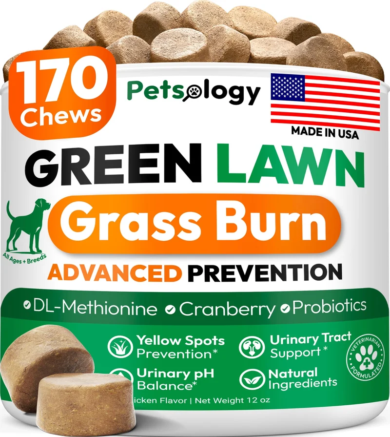Petsology Neutraliseur d’urine pour pelouse - 170 Boules Vertes pour Chiens