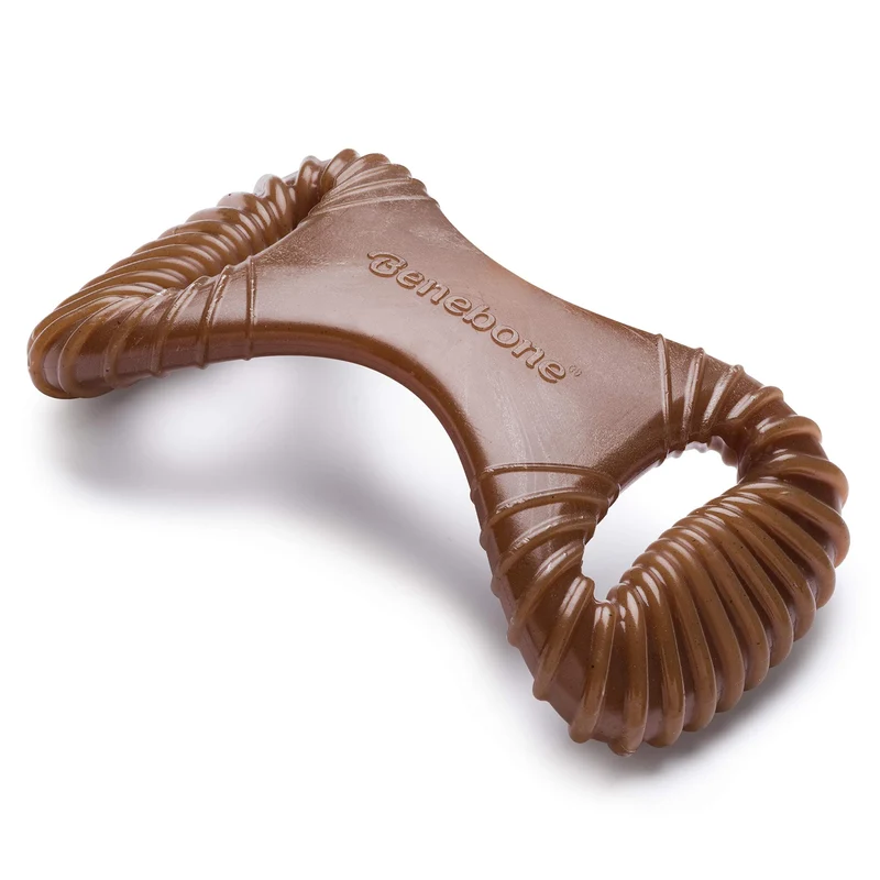 Benebone Os Dentaire Durable — Mâche Puissante, Goût Cacahuète Réelle, Fabriqué aux États-Unis | Grand