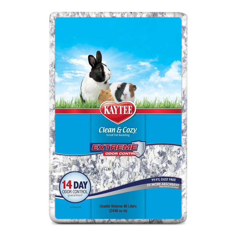 Kaytee Clean & Cozy Extrême – Litière anti-odeurs pour petits animaux, 40 L