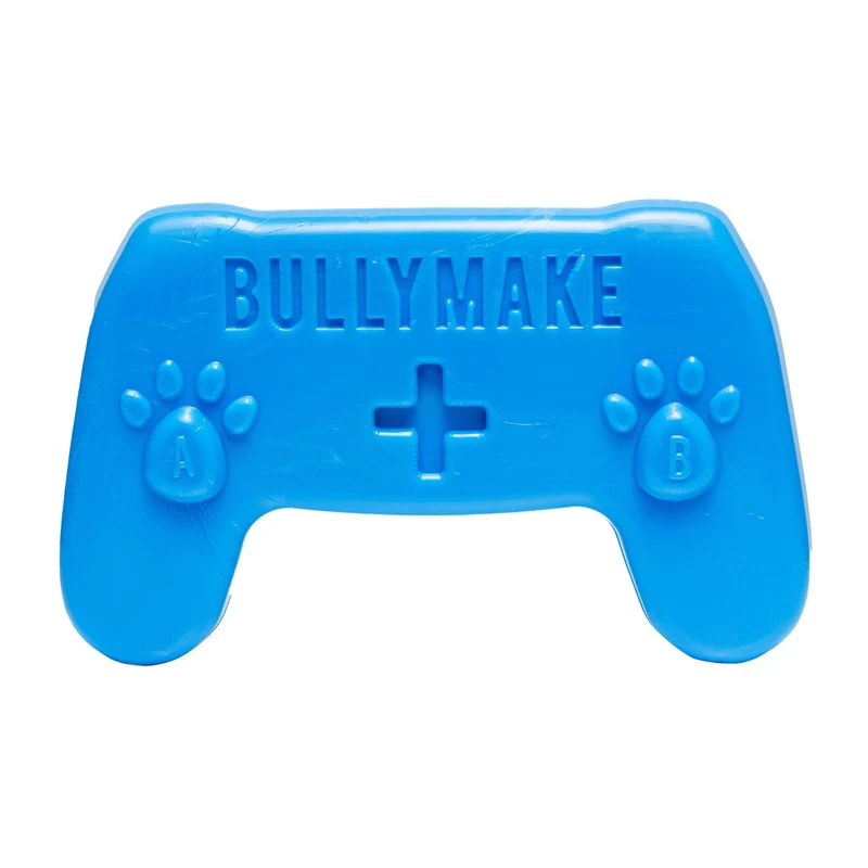 BULLYMAKE Contrôleur Bleu – Jouet à mâcher indestructible pour chiens mordeurs