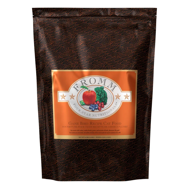 Fromm Four-Star Nutritionals – Croquettes haut de gamme pour chat – Recette Dinde et Gibier – 1,8 kg