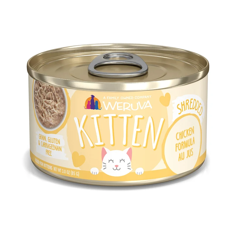 Weruva Kitten – Poulet en Jus, Formule Chaton, Boîte 3oz (Pack de 12)