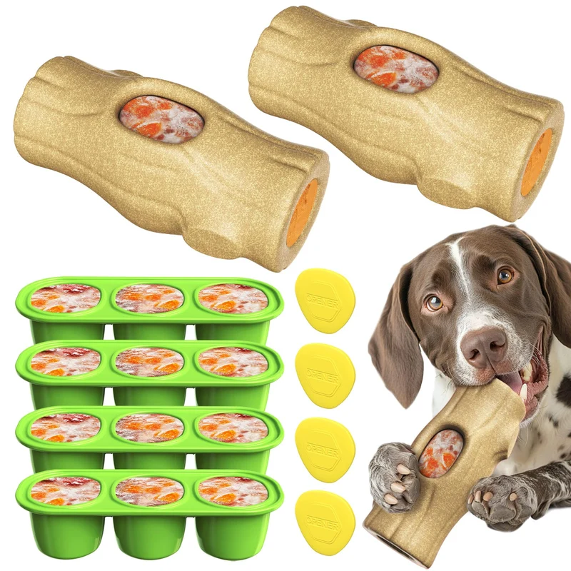 kogven Lot de 2 Jouets à Mâchoires Indestructibles – Chiens Puissants et Distributeur de Friandises