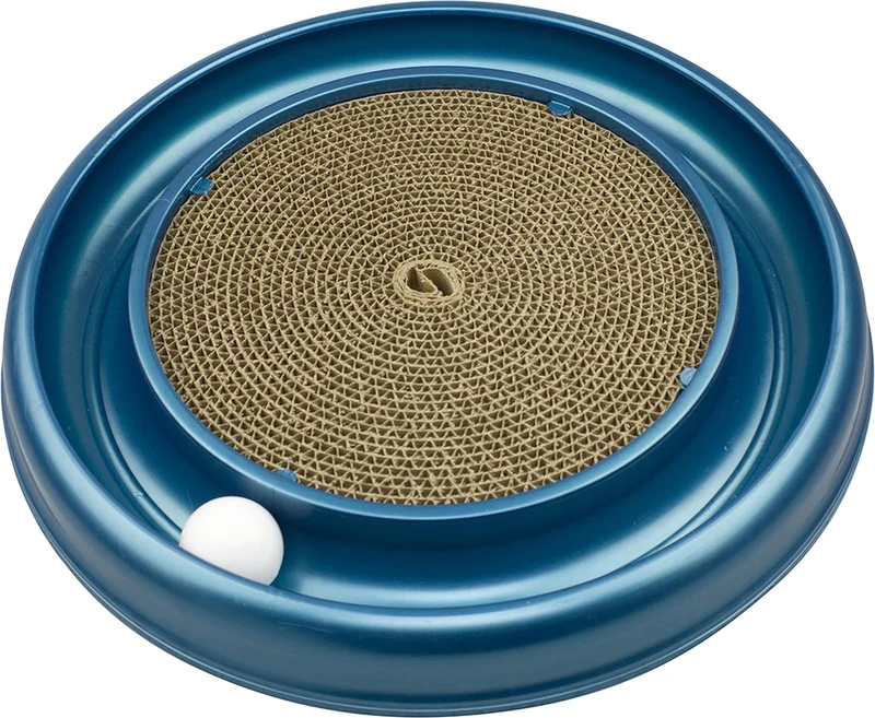 Bergan Turbo Scratcher – Piste de balle et grattoir en carton pour chat (1 pièce)