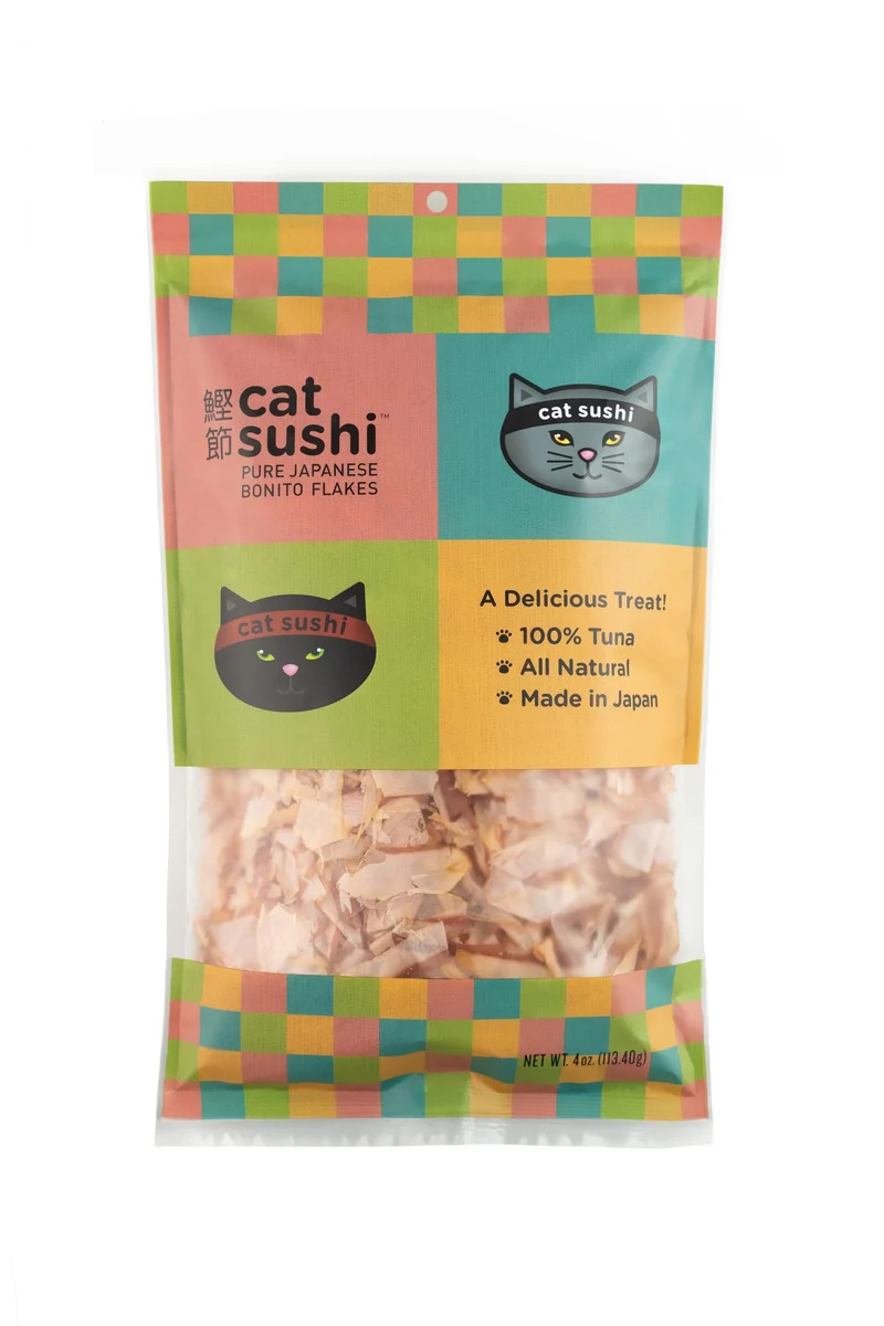 Cat Sushi Flocons de Bonite – Coupe Classique, Format Économique 113 g (4 oz)