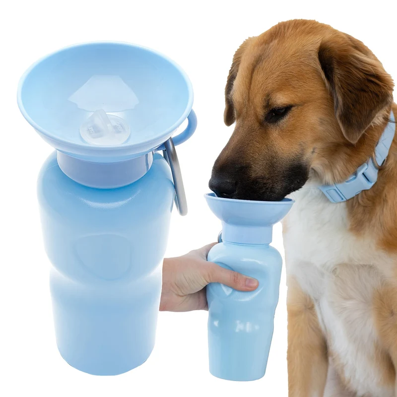 Springer Bouteille d'eau pour chien 650 ml | Distributeur portable sans fuite, sans BPA