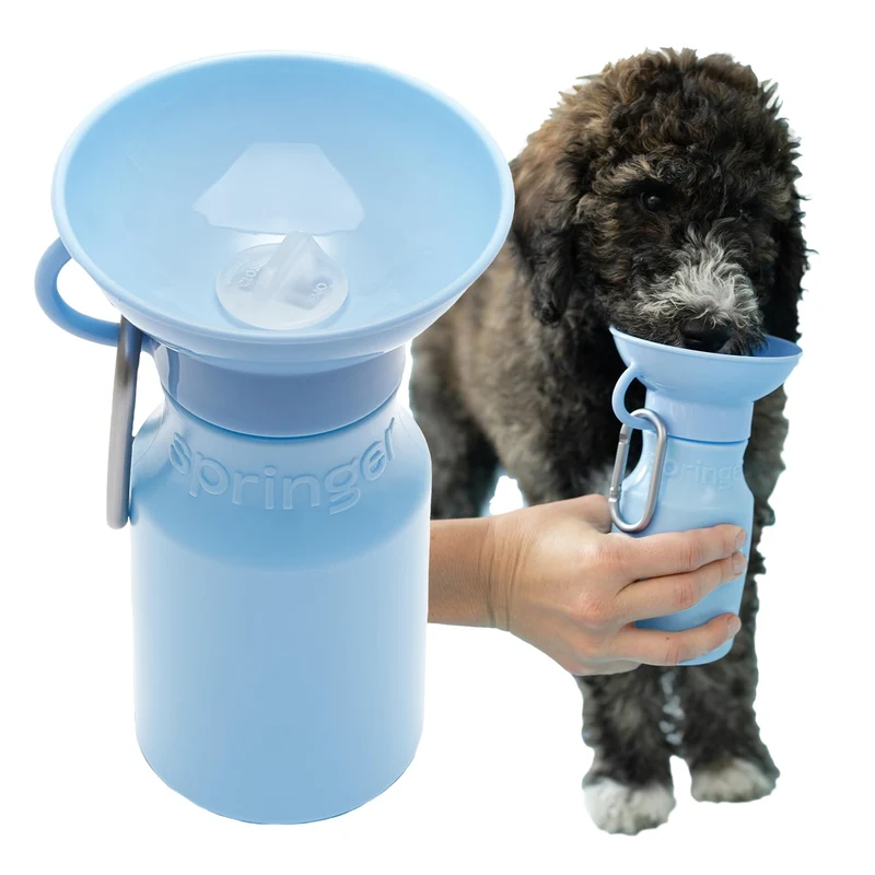 Bouteille d’eau Springer pour chien – Distributeur portable sans fuite, sans BPA – Comme vu sur Shark Tank