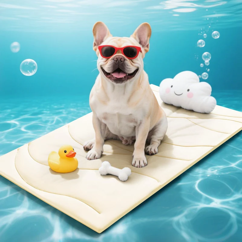 Babygreat Tapis Refroidissant pour Chiens — 91 × 58 cm, Réversible et Lavable