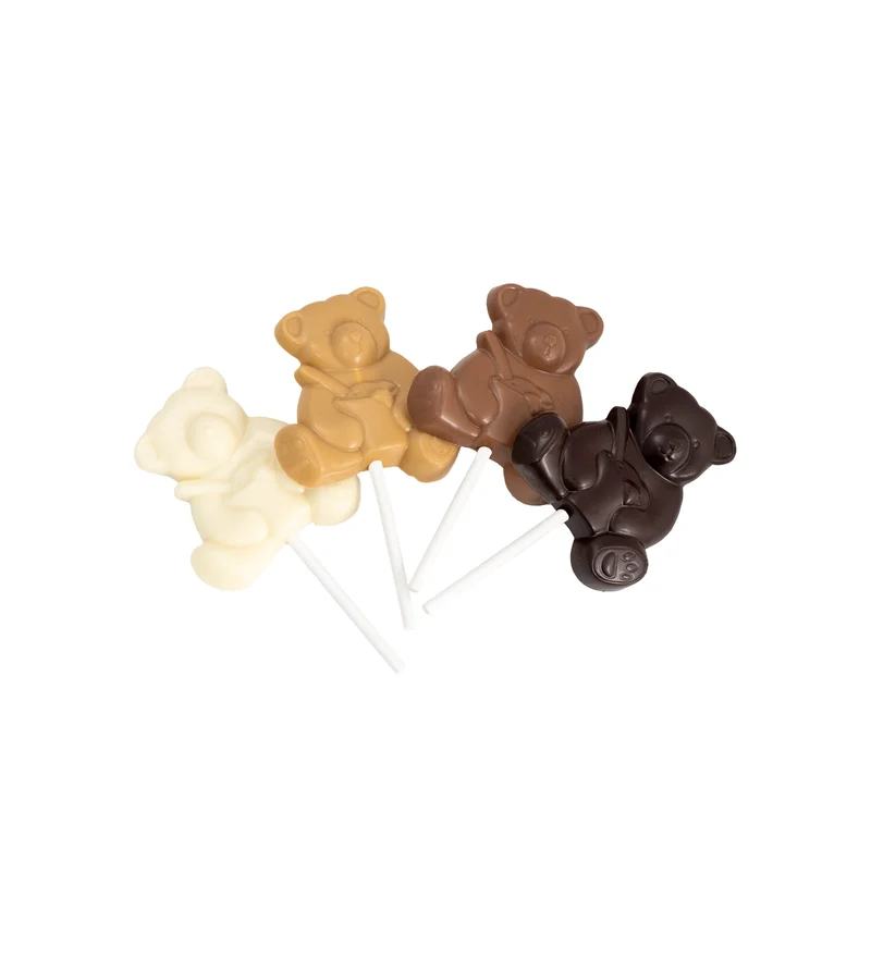 Sucette ourson au chocolat