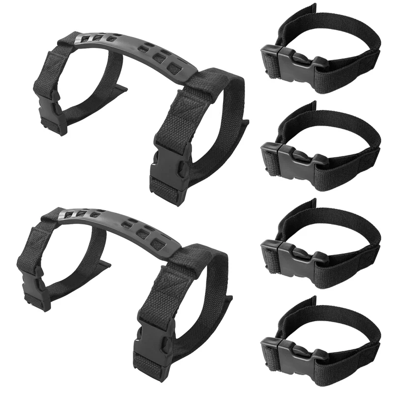 DaBoQQQ Sangles de Portage Faciles – Lot de 2 Noir pour Clôture Chien 6-16 Panneaux